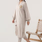 2 Pc Embroidered Crepe Suit