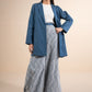 Embellished Denim Blazer