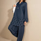2 Pc Dyed Denim Suit