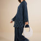 2 Pc Dyed Denim Suit
