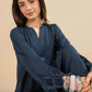 2 Pc Dyed Denim Suit