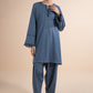2 Pc Dyed Denim Suit