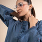 2 Pc Dyed Denim Suit