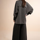 2 Pc Yarn Dyed Striped Suit