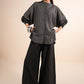 2 Pc Yarn Dyed Striped Suit