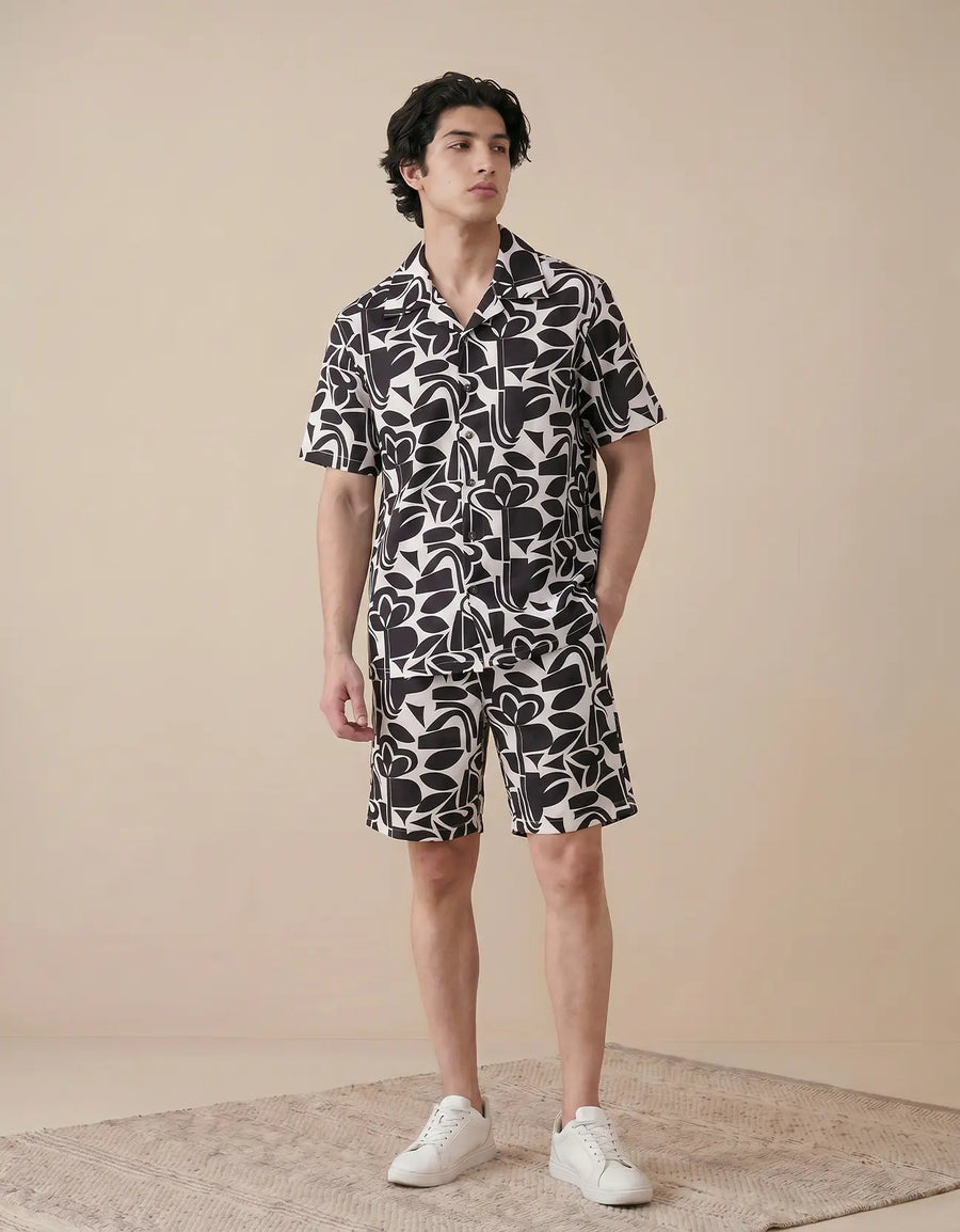 MEN’S PRINTED PREMIUM COTTON SHIRT