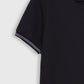 Textured polo shirt