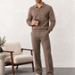 Light Brown Interlock Co-ord Set