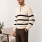 Off White Striper Polo Sweater