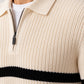 Off White Striper Polo Sweater