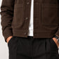 Dark Brown Twill Jacket