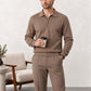 Light Brown Interlock Co-ord Set