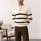 Off White Striper Polo Sweater
