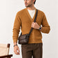 Soil Brown Button Down Cardigan