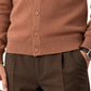 Cocoa Brown Button Down Cardigan