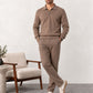 Light Brown Interlock Co-ord Set