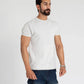 TEXTURED PANELLED T-SHIRT
