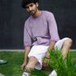 TEXTURED TIE-DYE T-SHIRT