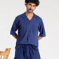 JACQUARD PANELLED POCKET SHORTS