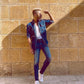 Marco Dark Blue Skinny Ripped Jeans