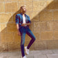 Marco Dark Blue Skinny Ripped Jeans
