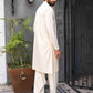 CREAM WASH & WEAR KAMEEZ SHALWAR