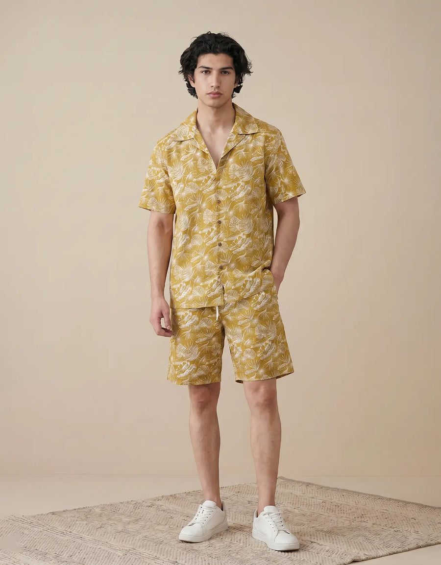 MEN’S PRINTED PREMIUM COTTON SHIRT