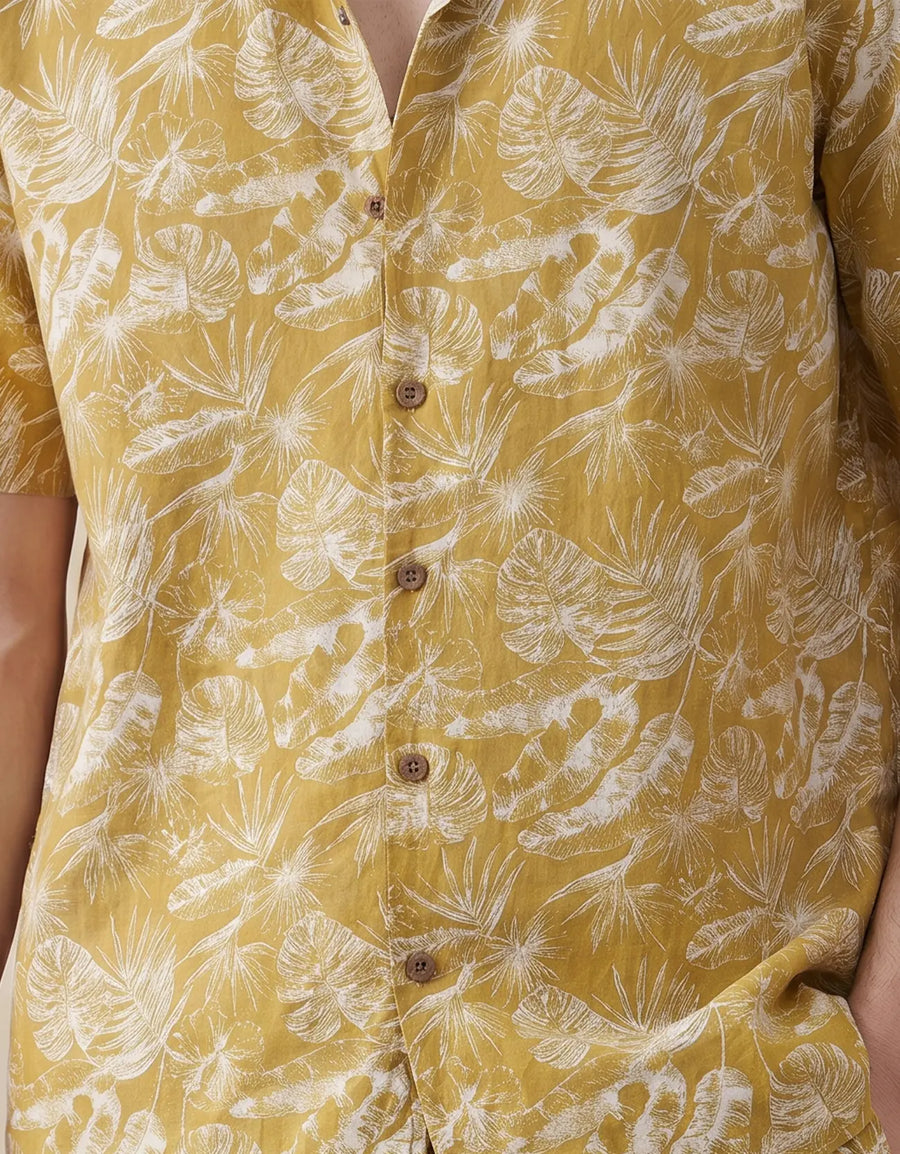 MEN’S PRINTED PREMIUM COTTON SHIRT