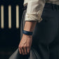 The Grit - Midnight Navy - Kara Style Leather Bracelet / Leather Cuff