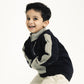 Mock Neck Quarter Zipper - Black