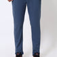 Men Sky Blue Cotton Chino Pant