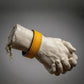 The Grit - Mustard Yellow - Kara Style Leather Bracelet / Leather Cuff