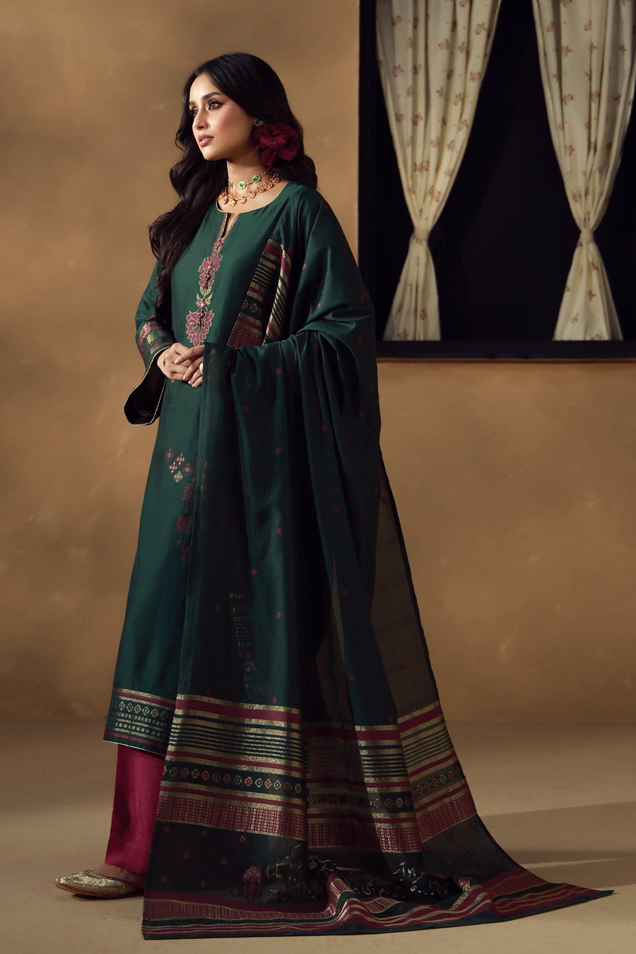 Raahi Co-Ord Set - Green