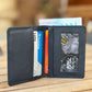 Black Compact Leather Wallet