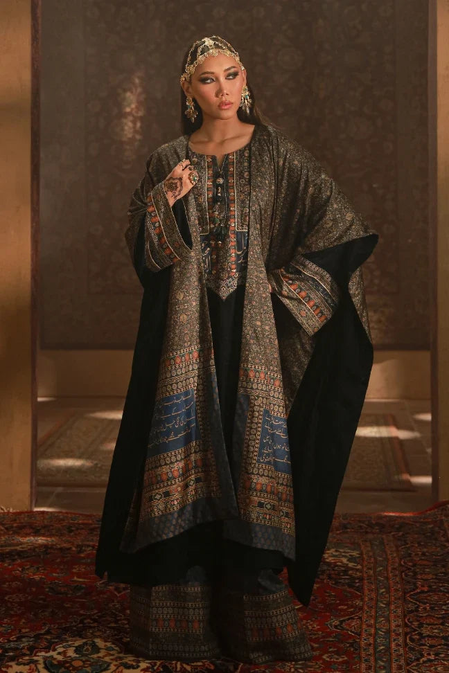 Nayyara Velvet Cape