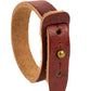 Blaire - Rugged Burgundy Leather Bracelet (Unisex)