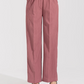 TEXTURED WIDE LEG PANTS