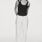 WIDE TWILL TROUSERS â€” 8