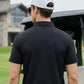 Black Nylon Spandex Polo (POLO-1261)
