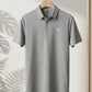 Light Grey Nylon Spandex Polo (POLO-1262)