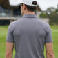 Dark Grey Nylon Spandex Polo (POLO-1263)