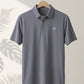 Dark Grey Nylon Spandex Polo (POLO-1263)