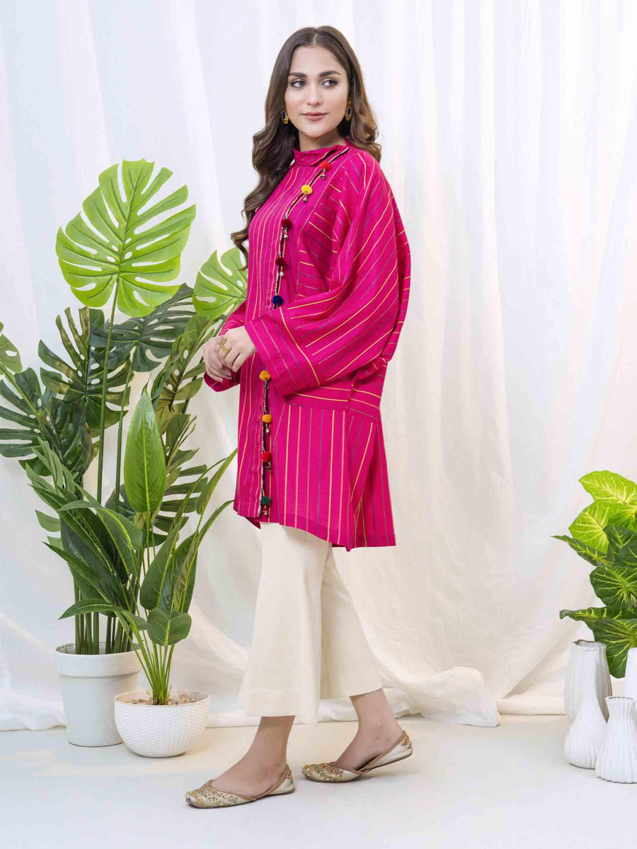 EMBROIDERED JACQUARD SHIRT