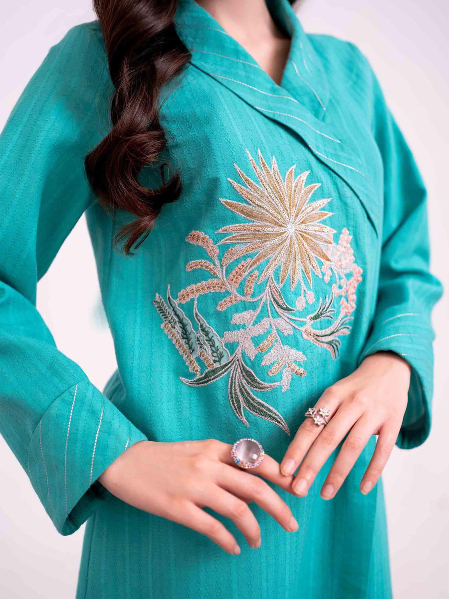 EMBROIDERED JACQUARD SHIRT