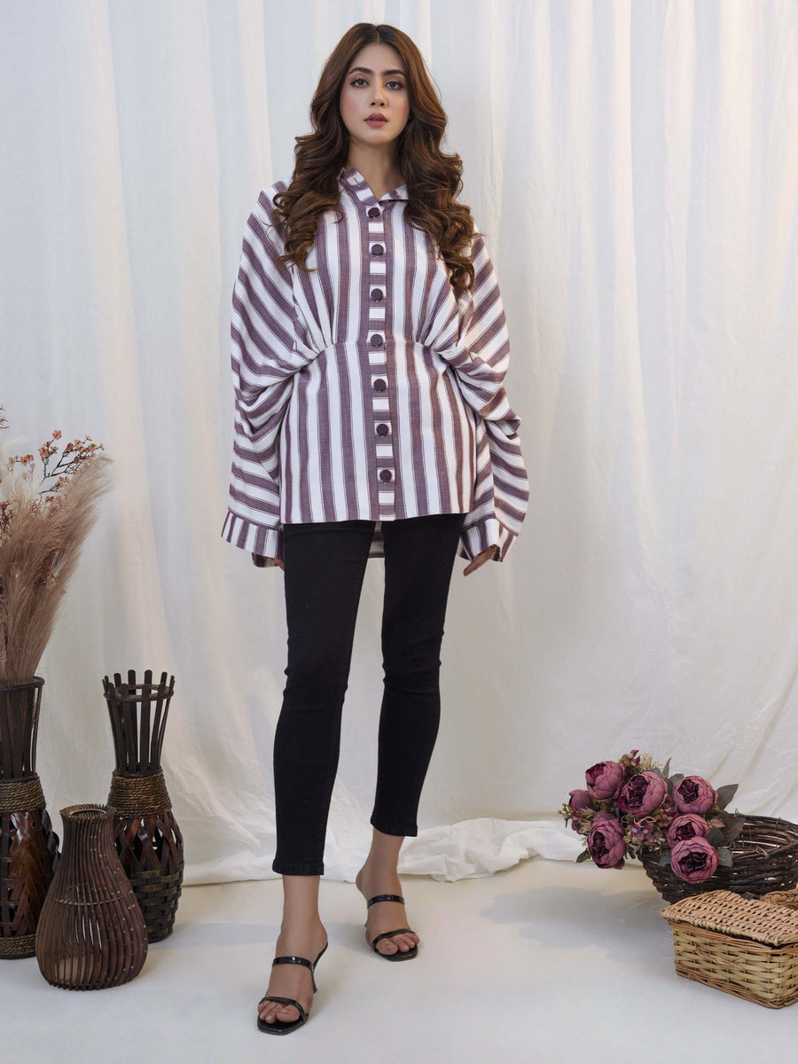 PRINTED YARN DYED SHIRT