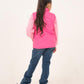 GIRLS PINK PARACHUTE JACKET