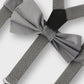 Boys Grey Gallace & Bow Tie Set