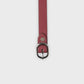 Girls Burgundy Leather Belt