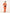 GIRLS ORANGE KHADDAR FROCK & TROUSER