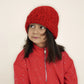 Rhinestone Quarter Zipper - Ruby Red